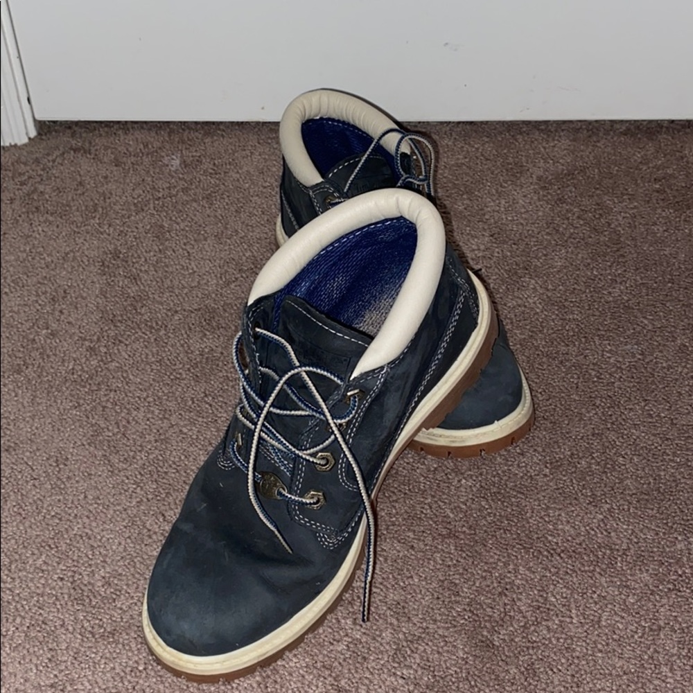 Blue Timberlands - Picture 4 of 4